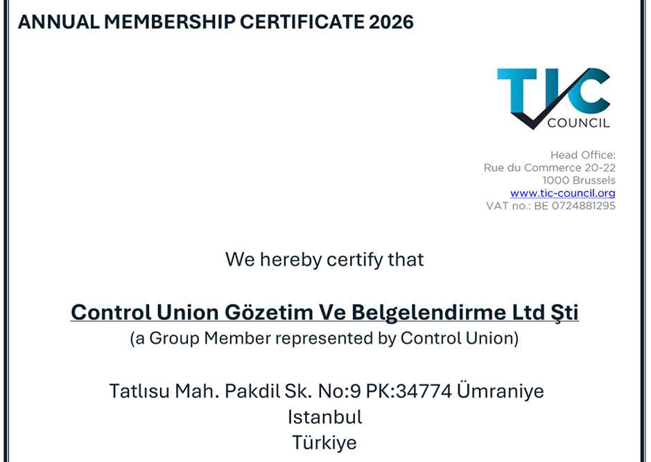 TIC Council Membership Certificate -2026